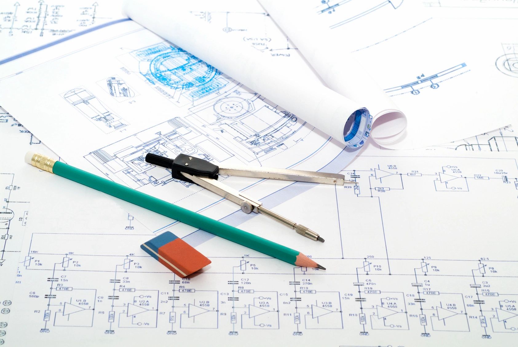 Architectural blueprints and plans